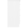 Cómoda cajonera ALTA madera maciza pino blanco 77x35x73 cm 4
