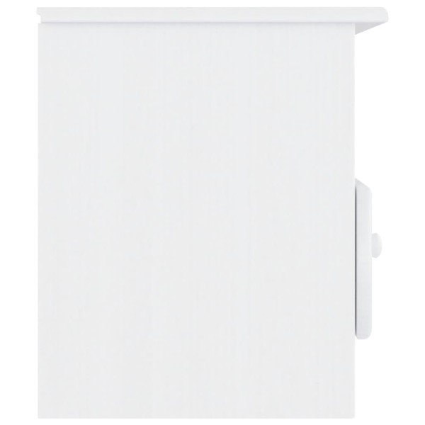 Mueble de TV con cajones ALTA madera de pino blanco 100x35x41cm M 4