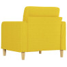 Poltrona 60 cm tecido amarelo-claro 5