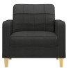 Sillón de tela negro 60 cm 3