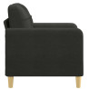 Sillón de tela negro 60 cm 4