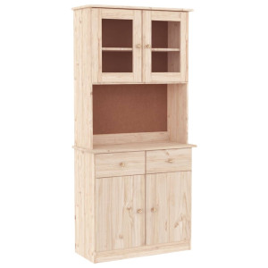 Aparador alto ALTA madera maciza de pino 77x35x165 cm H