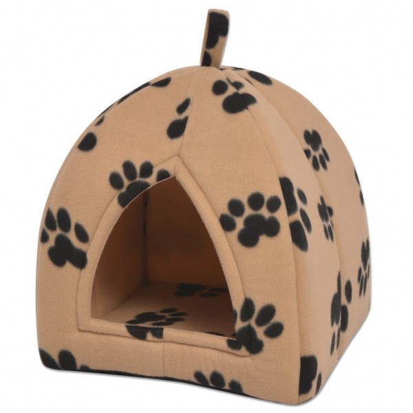 Cama cubo para gatos tamaño L beige D