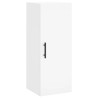 Aparador alto madera contrachapada blanco 34.5x34x180 cm 5