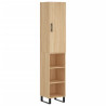 Aparador de madera contrachapada roble Sonoma 34.5x34x180 cm 2