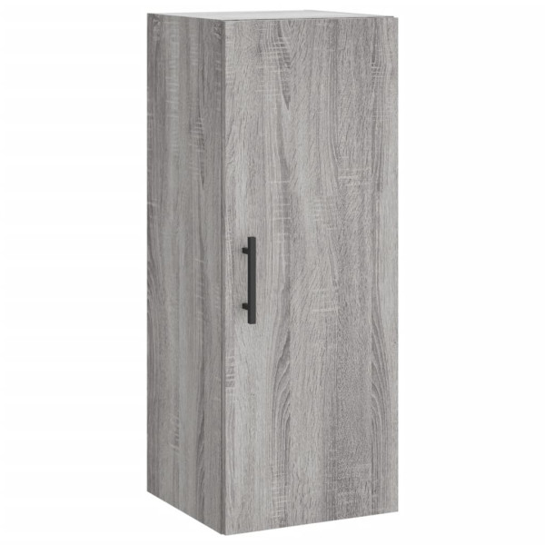 Aparador alto madera contrachapada gris Sonoma 34.5x34x180 cm M 5