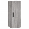 Aparador alto madera contrachapada gris Sonoma 34.5x34x180 cm 5