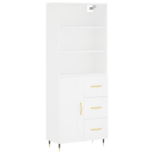 Armário alto 69.5x34x180 cm derivados de madeira branco H
