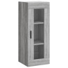 Aparador alto madera contrachapada gris Sonoma 34.5x34x180 cm 5
