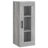 Aparador alto madera contrachapada gris Sonoma 34.5x34x180 cm 5