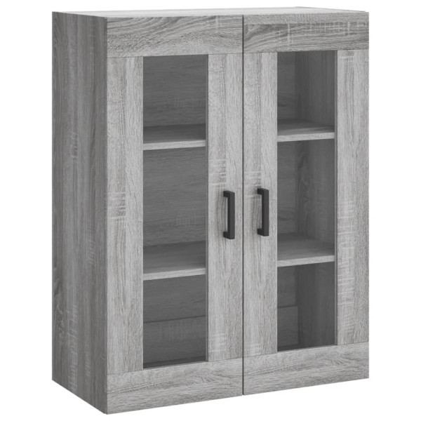 Aparador alto madera contrachapada gris sonoma 69.5x34x180 cm M 5