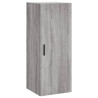 Aparador alto madera contrachapada gris Sonoma 34.5x34x180 cm 5