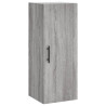 Aparador alto madera contrachapada gris Sonoma 34.5x34x180 cm 5