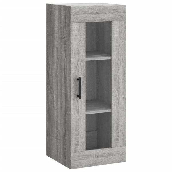 Aparador alto madera contrachapada gris Sonoma 34.5x34x180 cm M 5