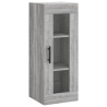 Aparador alto madera contrachapada gris Sonoma 34.5x34x180 cm 5