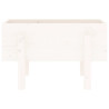 Jardinera madera maciza de pino blanco 62x30x38 cm 5
