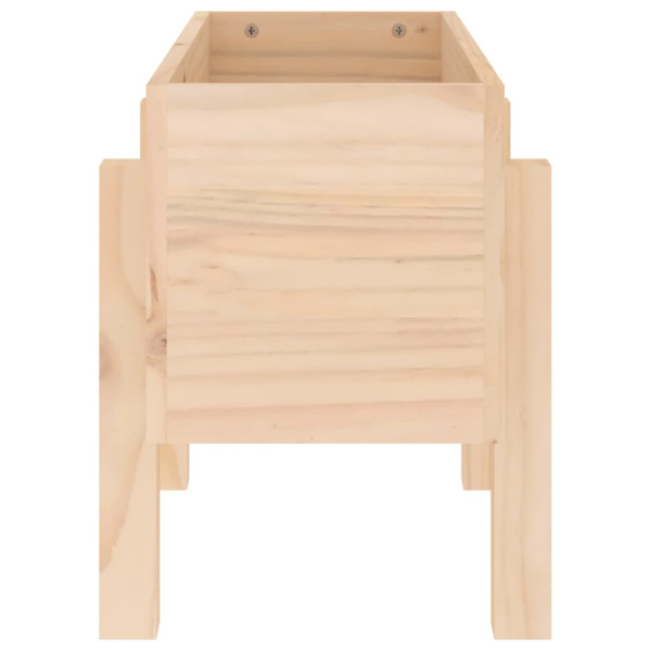 Jardinera madera maciza de pino 62x30x38 cm M 4
