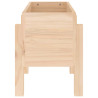 Jardinera madera maciza de pino 62x30x38 cm 4