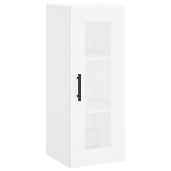 Aparador alto madera contrachapada blanco 34.5x34x180 cm M 5