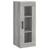 Aparador alto madera contrachapada gris Sonoma 34.5x34x180 cm 5