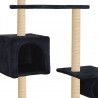 Árvore gatos c/ postes arranhadores sisal 260 cm azul escuro 4