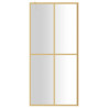 Divisória de chuveiro 90x195 cm vidro transparente ESG dourado 3