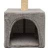 Árvore para gatos c/ postes arranhadores sisal 55 cm cinzento 5