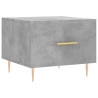 Mesa de centro 2 uds madera ingeniería gris hormigón 50x50x40cm 5