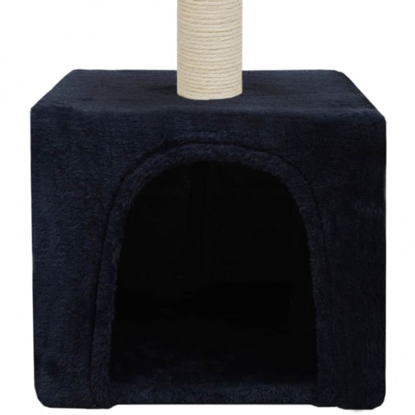 Rascador para gatos con poste de sisal 55 cm azul oscuro M 5