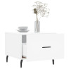 Mesas de centro 2 uds madera de ingeniería blanco 50x50x40 cm 4
