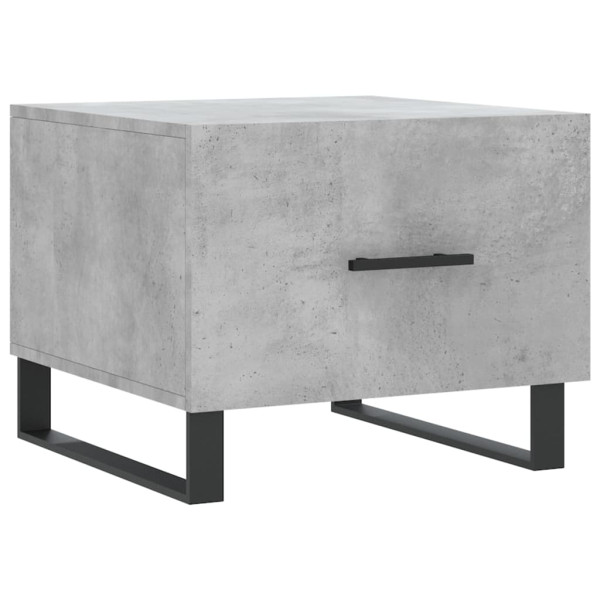 Mesa de centro 2 uds madera ingeniería gris hormigón 50x50x40cm M 5