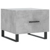 Mesa de centro 2 uds madera ingeniería gris hormigón 50x50x40cm 5