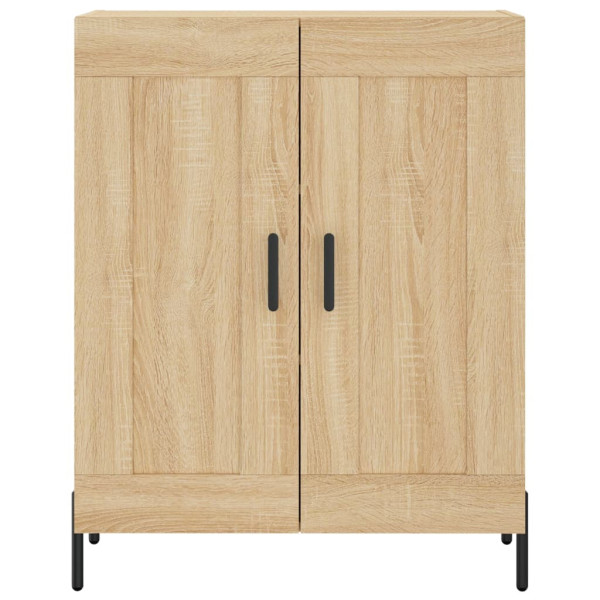 Aparador de madera de ingeniería roble Sonoma 69.5x34x90 cm M 5