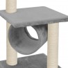 Rascador para gatos con poste rascador de sisal 65 cm gris 4
