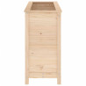 Arriate elevado de jardín madera maciza de pino 119.5x40x78 cm 5