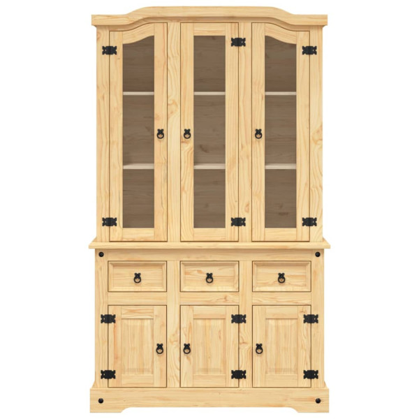 Aparador Corona madera maciza pino mexicano 112x43x196 cm M 3