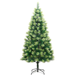 Árbol de Navidad artificial con bisagras y soporte 240 cm H