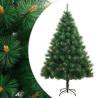 Árbol de Navidad artificial con bisagras y soporte 150 cm 1