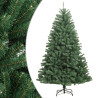 Árbol de Navidad artificial con bisagras y soporte verde 120 cm 1