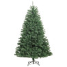 Árbol de Navidad artificial con bisagras y soporte verde 150 cm 1