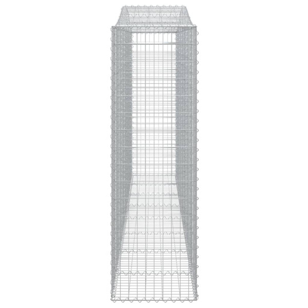 Cestos gabião arqueados 8pcs 400x50x160/180cm ferro galvanizado M 5