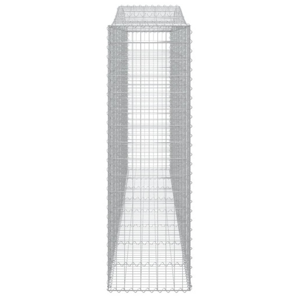 Cestas de gaviones 10 uds forma de arco hierro 400x50x160/180cm M 5