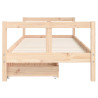 Estructura de cama para niños con cajones madera pino 80x200 cm 5