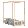 Estructura de cama infantil madera maciza de pino 90x190 cm 2