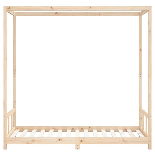 Estructura de cama infantil madera maciza de pino 90x190 cm M 4