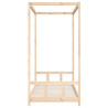 Estrutura de cama infantil 90x190 cm madeira de pinho maciça 5