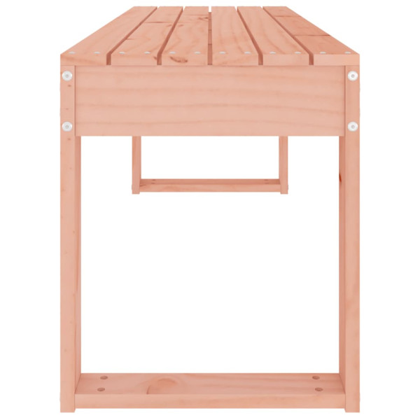 Banco de jardín madera maciza de abeto Douglas 110x38x45 cm M 4