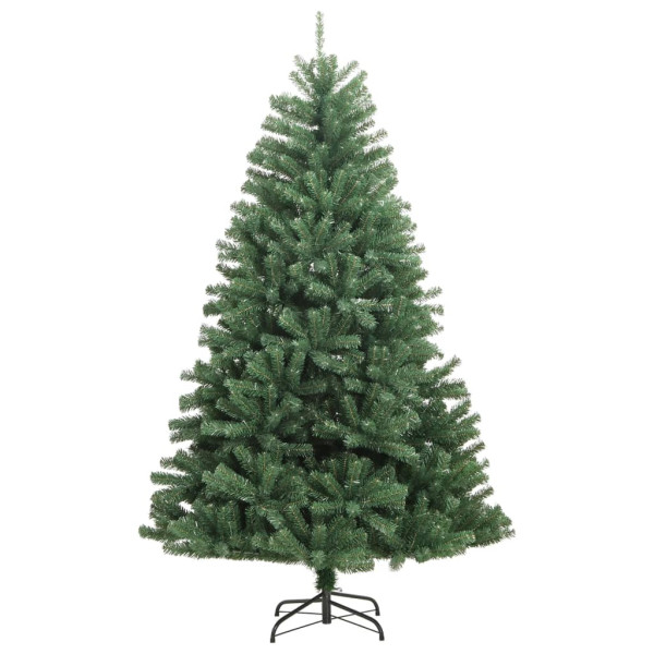 Árvore de Natal artificial articulada com suporte 210 cm verde M 2