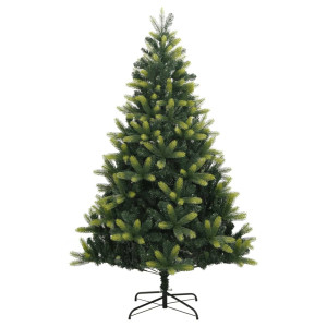 Árbol de Navidad artificial con bisagras y soporte 180 cm H
