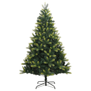 Árbol de Navidad artificial con bisagras y soporte 240 cm H